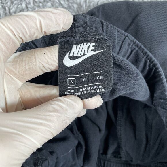 Nike Jogger Pants Men's Size Small Black Sweatpants Lounge Activewear Drawstring - Picture 2 of 8